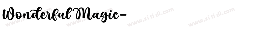 Wonderful Magic字体转换